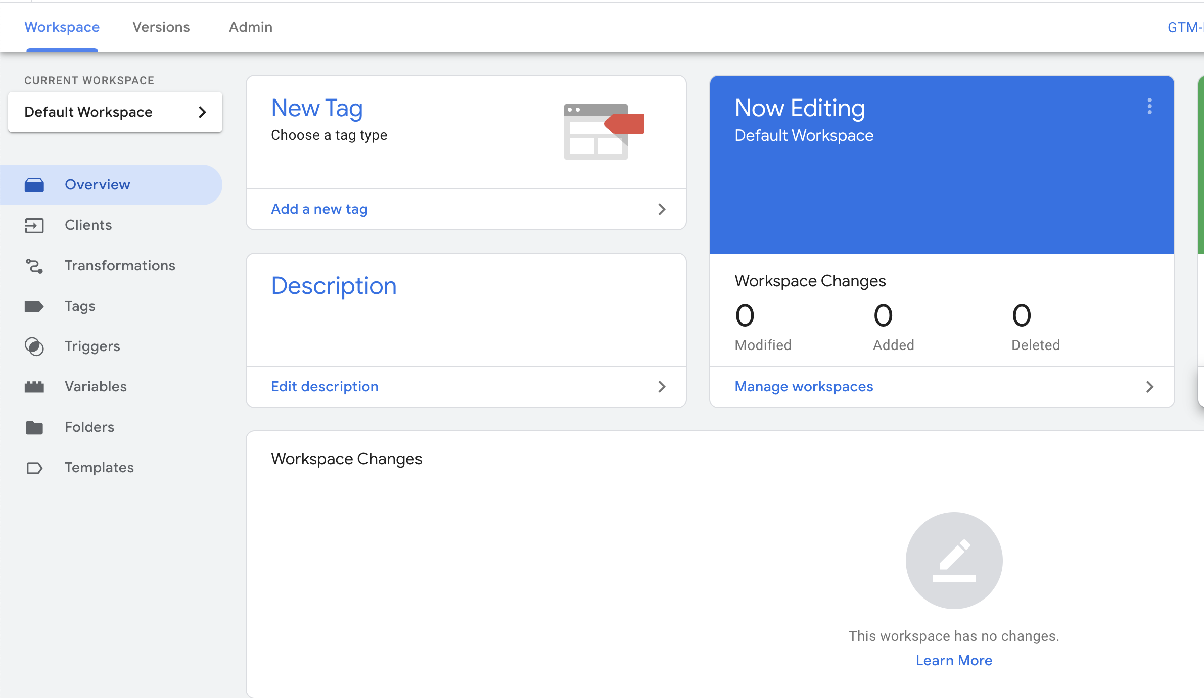 server side gtm dashboard